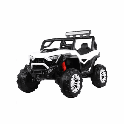 voiture électrique jeep 2 places 12V blanche
