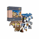 Allée française Puzzle en bois coloré 1000pcs -2