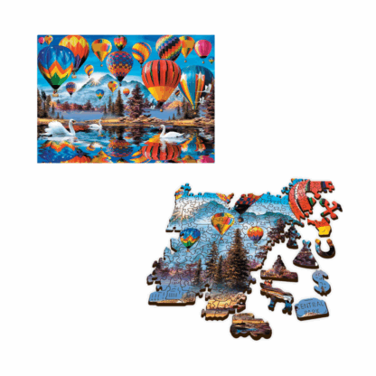 Ballons colorés Puzzle en bois coloré 1000pcs -2