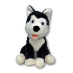 Husky chien peluche 40cm -1