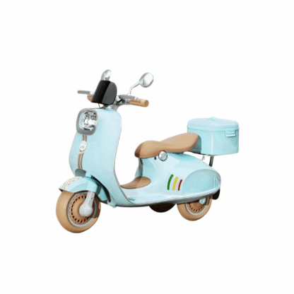 Moto électrique vespa 12V pour enfants vert