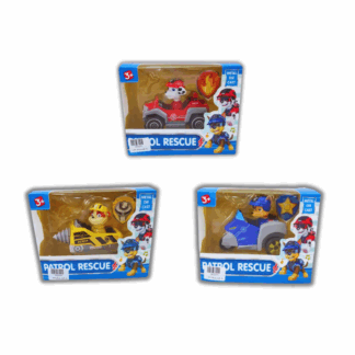 pat patrouille figurine avec vehicule – modèle aléatoire