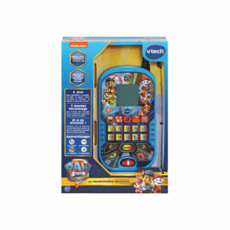 Pat Patrouille Smartphone Éducatif bleu -1