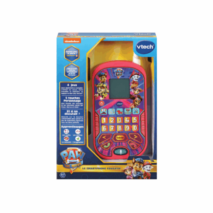 Pat Patrouille Smartphone Éducatif Rose -1
