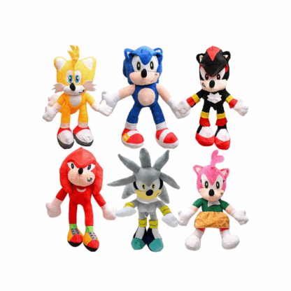 sonic peluche 28cm – modèle aléatoire