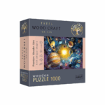 Voyage à travers le système Solaire Puzzle en bois coloré 1000pcs -1