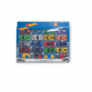 Hot Wheels Lot de 16 voitures en métal avec 4 lanceurs