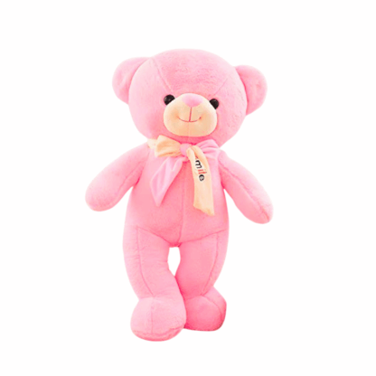 Ours en peluche rose 130cm