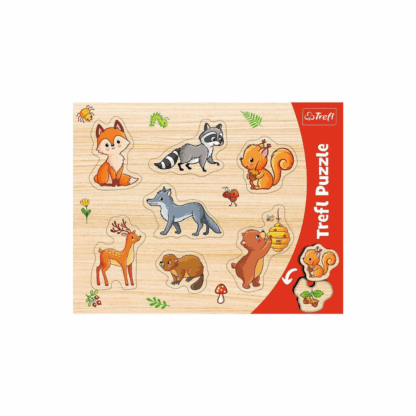 Puzzle Cadre – Animaux de la Forêt