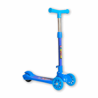 Trottinette pliable bleue