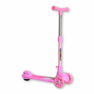 Trottinette pliable rose