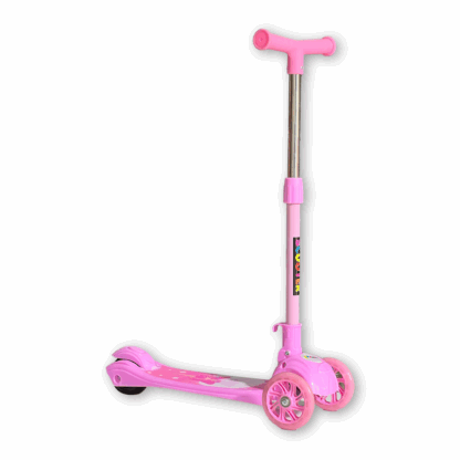 Trottinette pliable rose