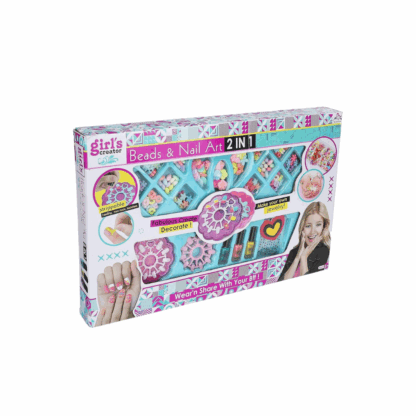 2en1 Kit pour Création bracelets et Manicure