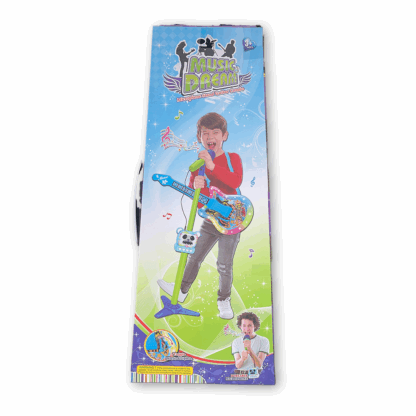 Ensemble guitare et microphone pour enfants – bleu