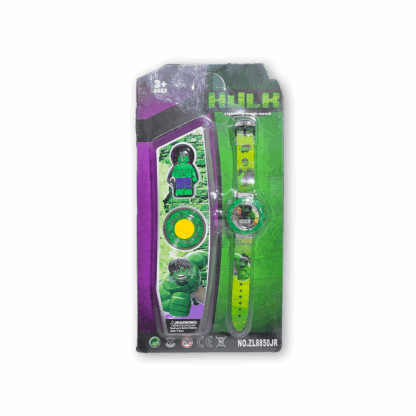 Hulk montre lego avec son et lumière