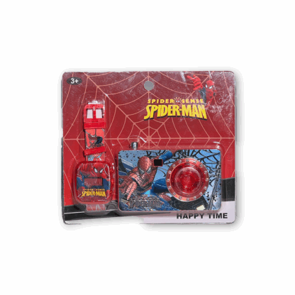 Spiderman montre avec camera