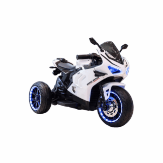 Moto électrique pour enfant 3 roues – Blanc