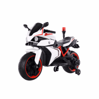 Police Moto électrique pour enfant 3 roues – blanc