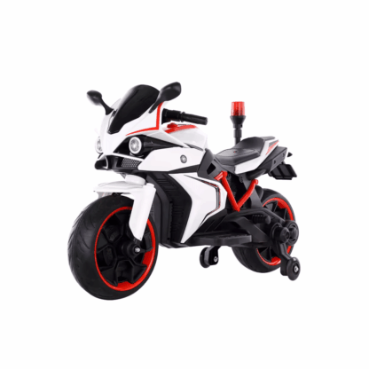 Police Moto électrique pour enfant 3 roues – blanc