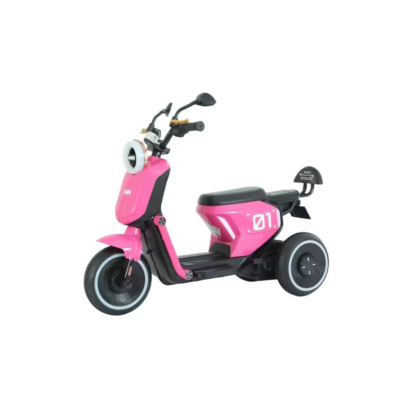 Tricycle electrique pour enfant 6 volts rose