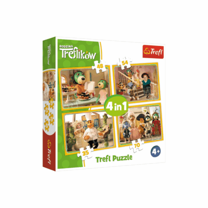 Rodzina Treflików 4in1 puzzle
