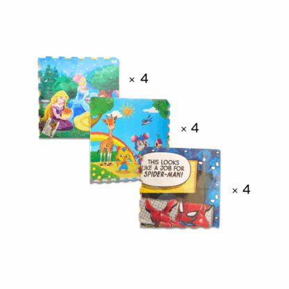 Tapis puzzle 4 pièces 6060 cm