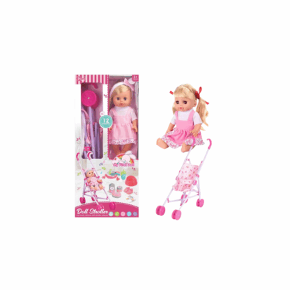 Ensemble de poupée et poussette