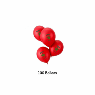 ballons drapeau du Maroc Pack 100