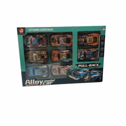 Voitures métalliques Die cast 8 modèles