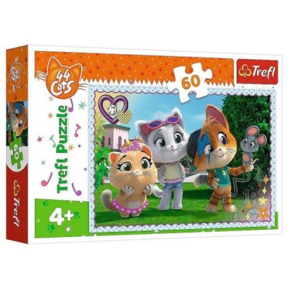 Trefl puzzle 44 cats 60 pièces
