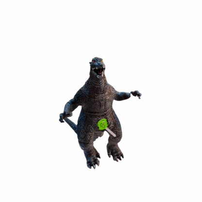 Figurine godzilla avec son