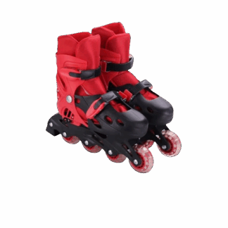 Patin à roulettes rouge pour enfants