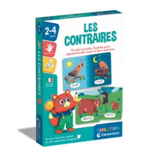 16 mini puzzles pour apprendre les contraires-clementoni 1