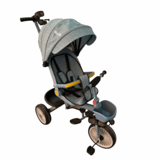 2 en 1 tricycle poussette enfant