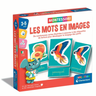 Les mots en images - MONTESSORI - CLEMENTONI