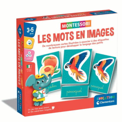 Les mots en images - MONTESSORI - CLEMENTONI