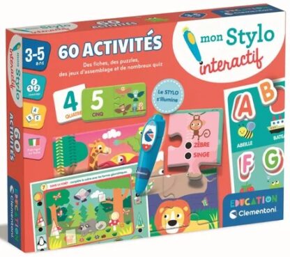 Mon Stylo Interactif 60 Activités - Clementoni