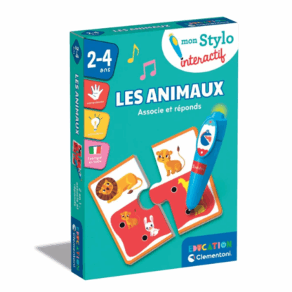 Stylo interatif apprendre les animaux - clementoni 1
