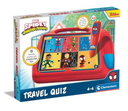 Tablette enfant interactive spidey travel quiz - clementoni 2