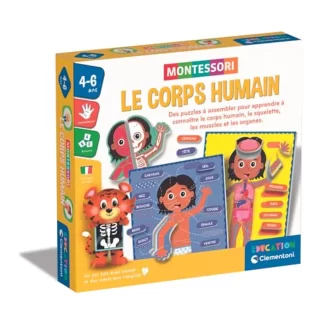 Jeu Montessori Le corps humain - Clementoni