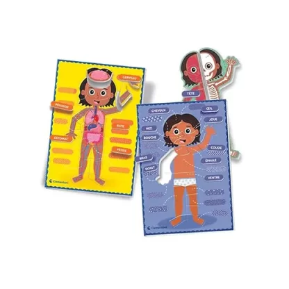 Jeu Montessori Le corps humain - Clementoni