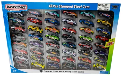 48 Pcs stamped steel cars wayong