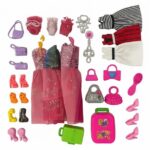 Dressing avec poupée et accessoires Elisa