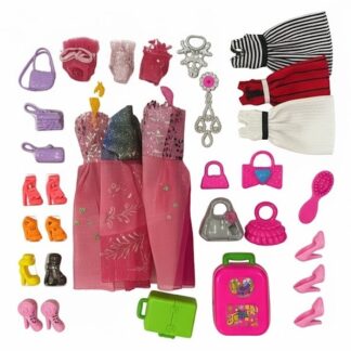 Dressing avec poupée et accessoires Elisa