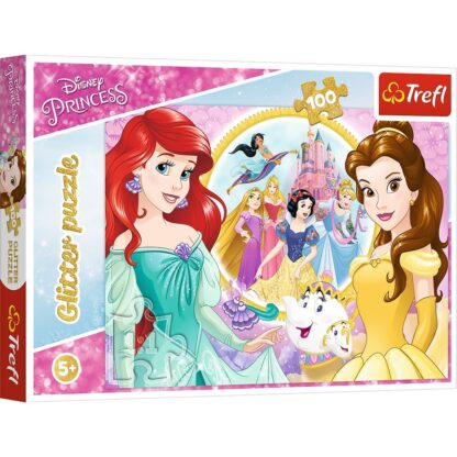 GLITER puzzle DISNEP PRINCESS 100 pieces