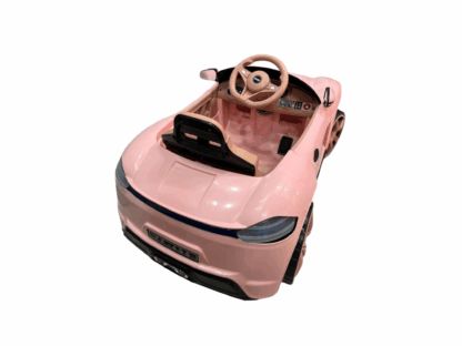 Voiture électrique rose pour enfants