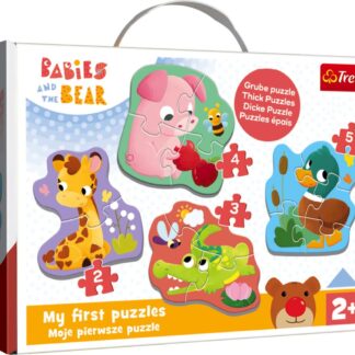 Puzzle baby babies and the bear