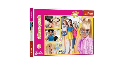GLITER puzzle BARBIE 100 pieces