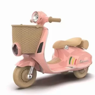 Moto électrique VESPA rose