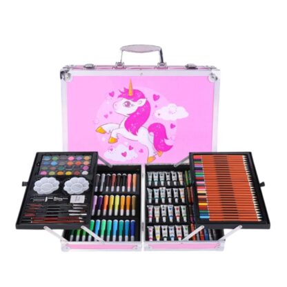 Valise de coloriage unicorn 145 pcs